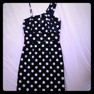 Mini polka dot dress
